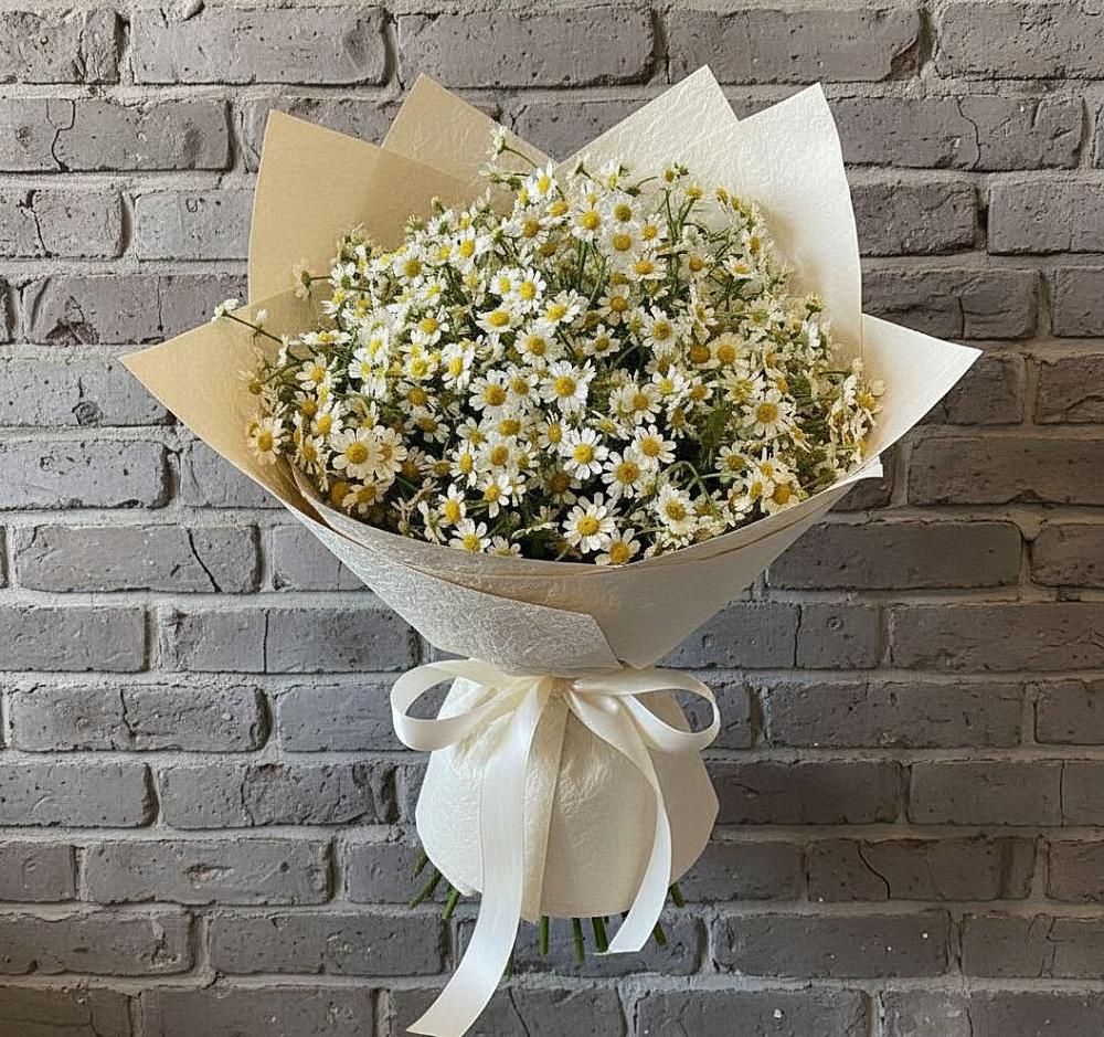 Букет цветов из: Ромашки в Шестаково Воронежской области