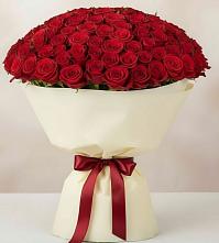 Букет 101 Красная роза Милано в Шестаково Воронежской области