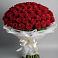 Букет 101 Красная роза Блэк Мэджик в Шестаково Воронежской области