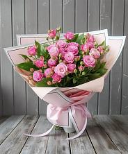 Букет Розовый кустик в Шестаково Воронежской области