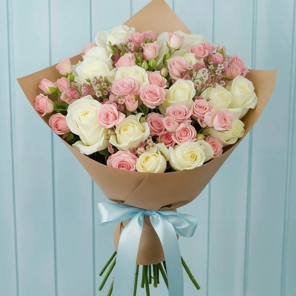 Букет цветов из: Розы в Шестаково Воронежской области