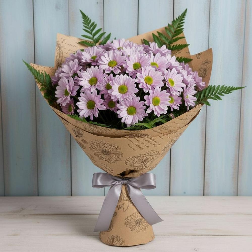 Букет цветов из: Хризантемы в Шестаково Воронежской области