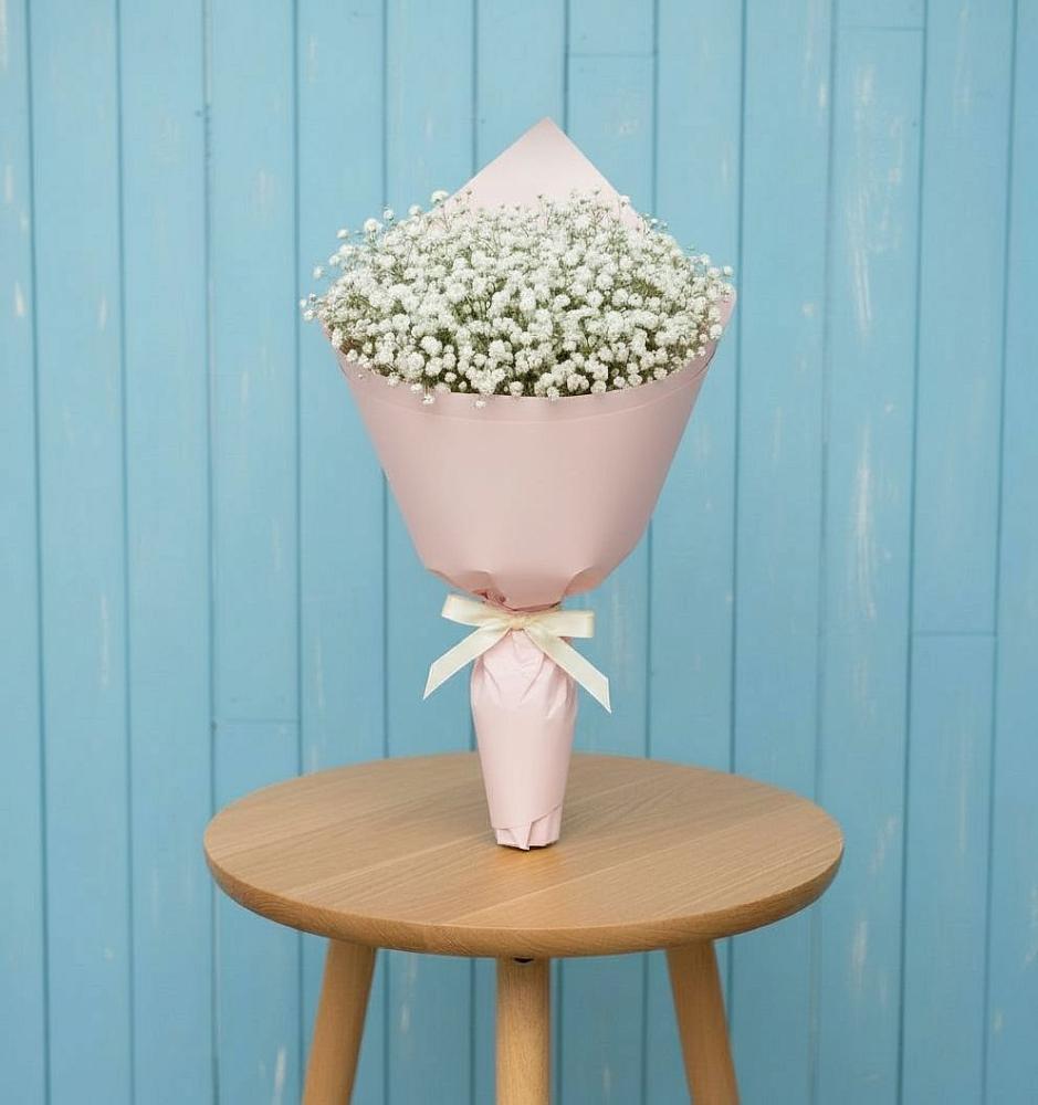 Букет цветов из: Гипсофила в Шестаково Воронежской области