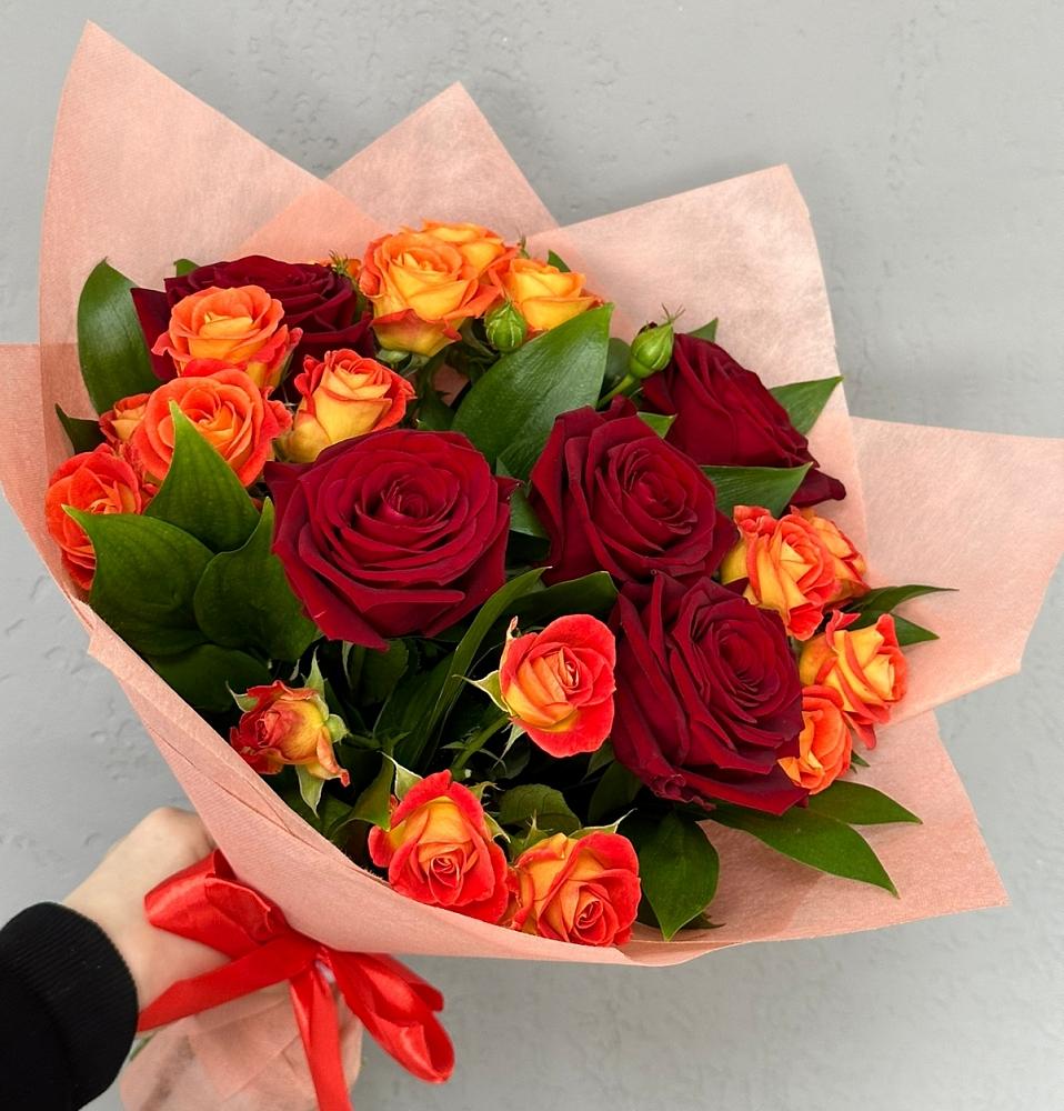 Букет Любовь и восторг в Шестаково Воронежской области