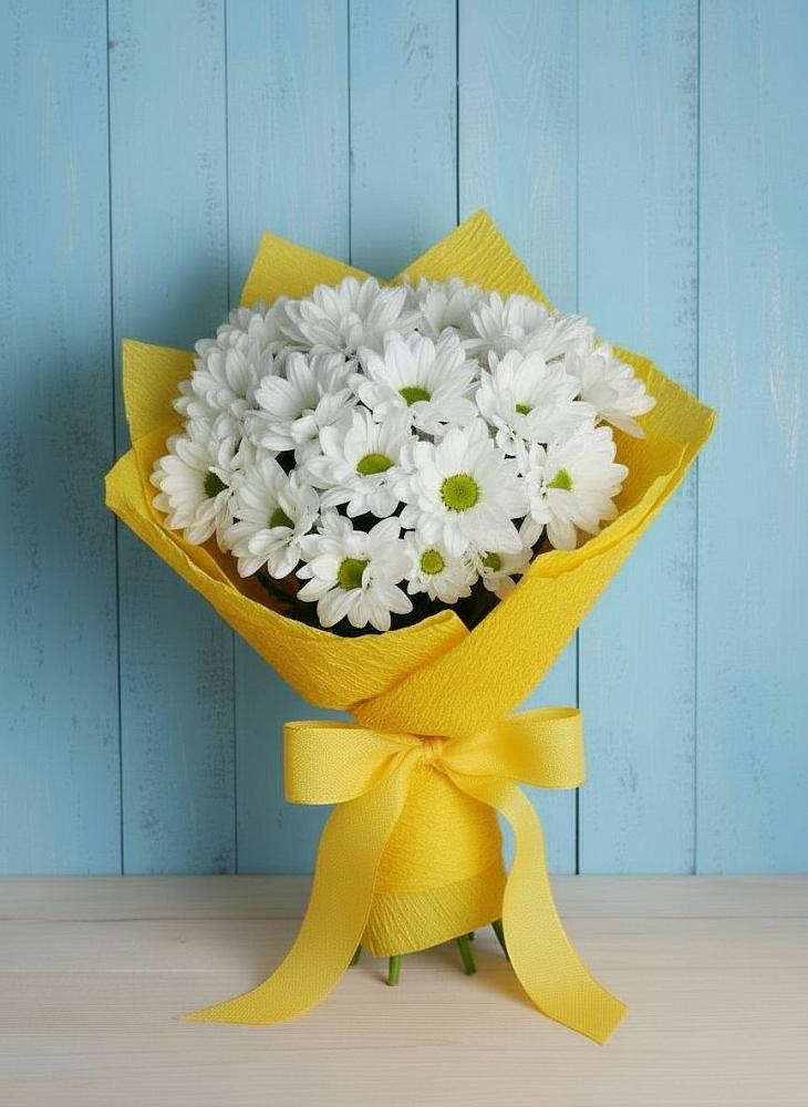 Букет цветов из: Хризантемы в Шестаково Воронежской области