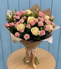 Букет цветов из:  Розы в Шестаково Воронежской области