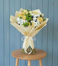 Букет цветов из:  Хризантемы и Розы #REPLACE_PRED# Шестаково Воронежской области