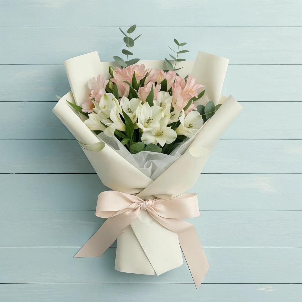 Букет цветов из: Альстромерии в Шестаково Воронежской области