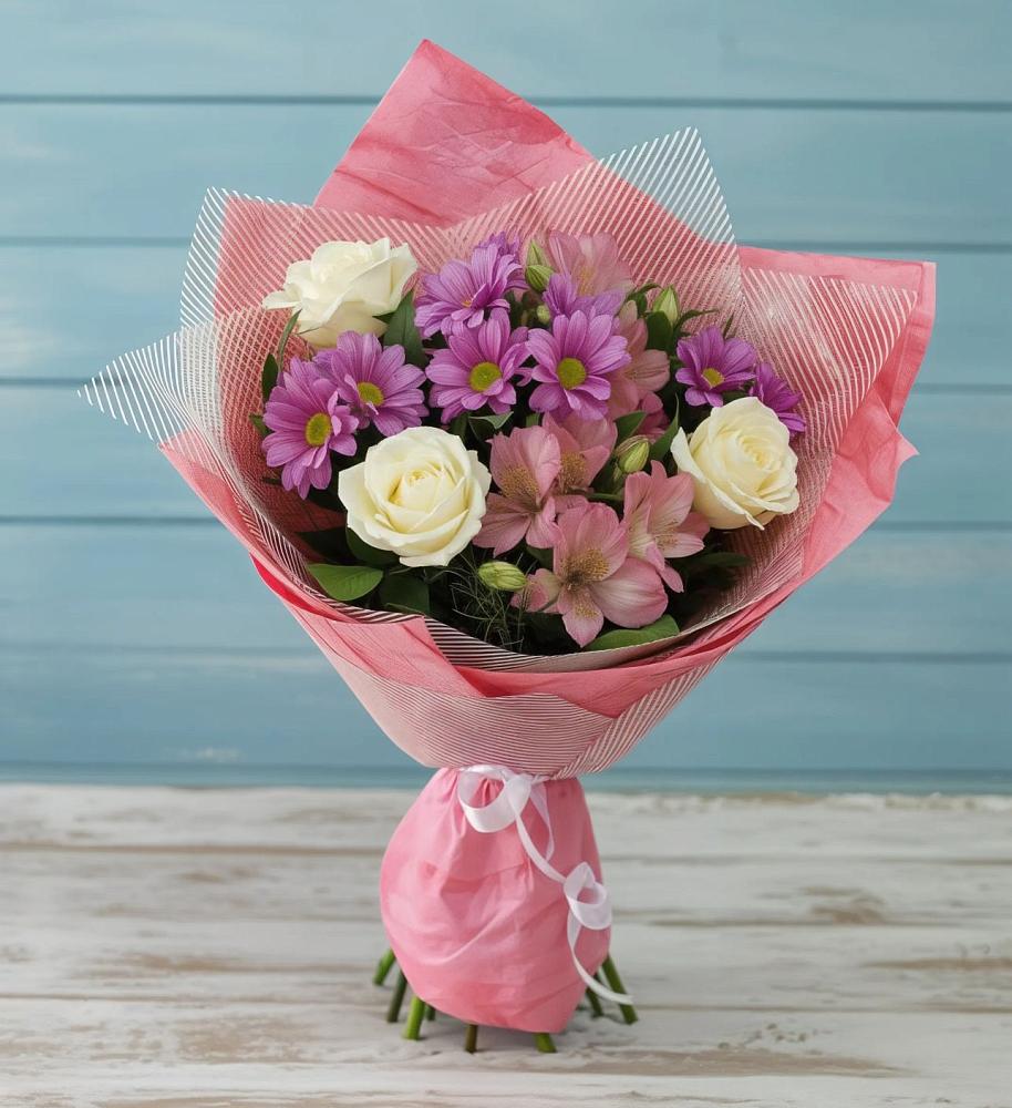 Букет цветов из: Герберы в Шестаково Воронежской области