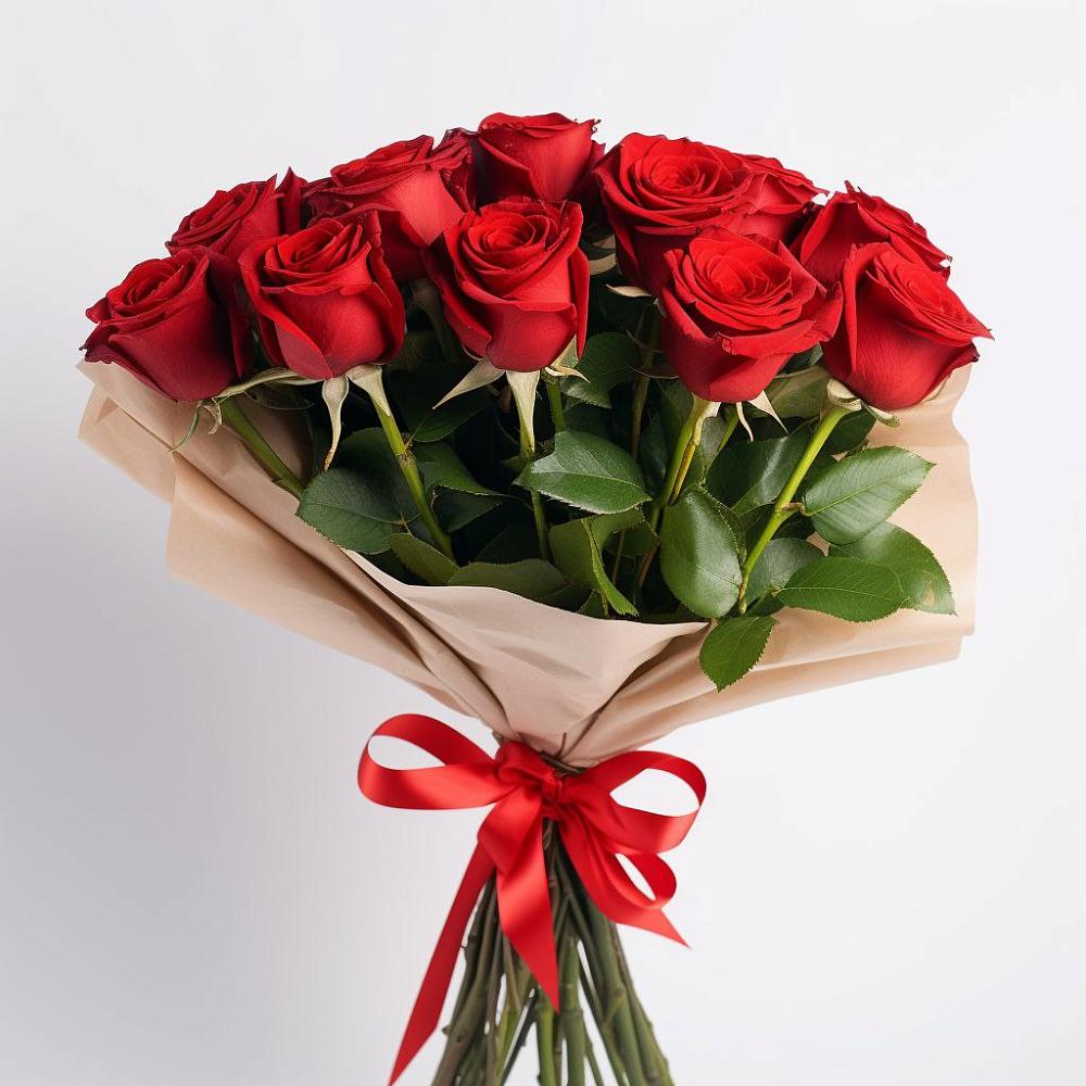 Букет 11 Красных роз Эдлесс Лав в Шестаково Воронежской области
