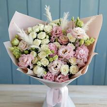 Букет цветов из:  Альстромерии и Розы #REPLACE_PRED# Шестаково Воронежской области