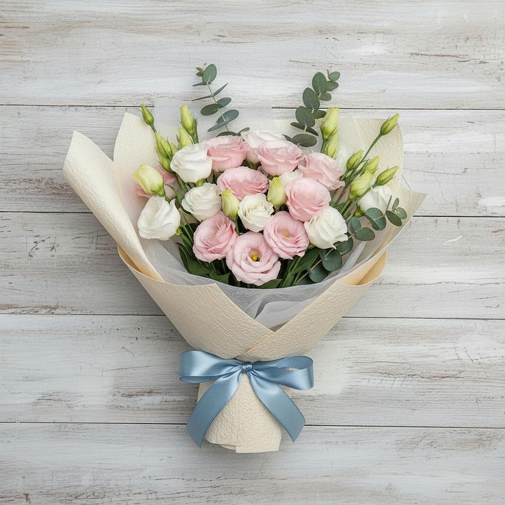 Букет цветов из: Лизиантусы в Шестаково Воронежской области